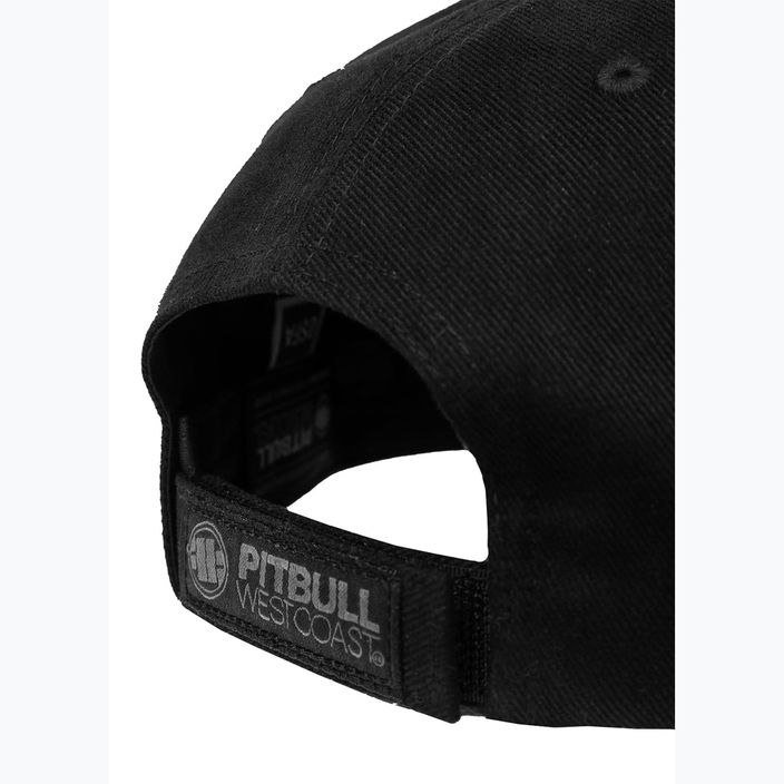 Șapcă pentru bărbați Pitbull West Coast Snapback Hook & Loop ,,3D Metal Logo" black 5