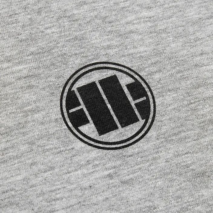 Tricou pentru bărbați Pitbull West Coast Small Logo 140 GSM grey/melange 3