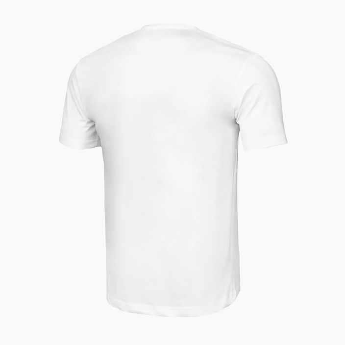 Tricou pentru bărbați Pitbull West Coast Small Logo 140 GSM white 2