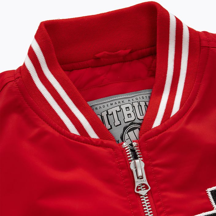 Jachetă pentru bărbați Pitbull West Coast Silverwing Padded Varsity red 3