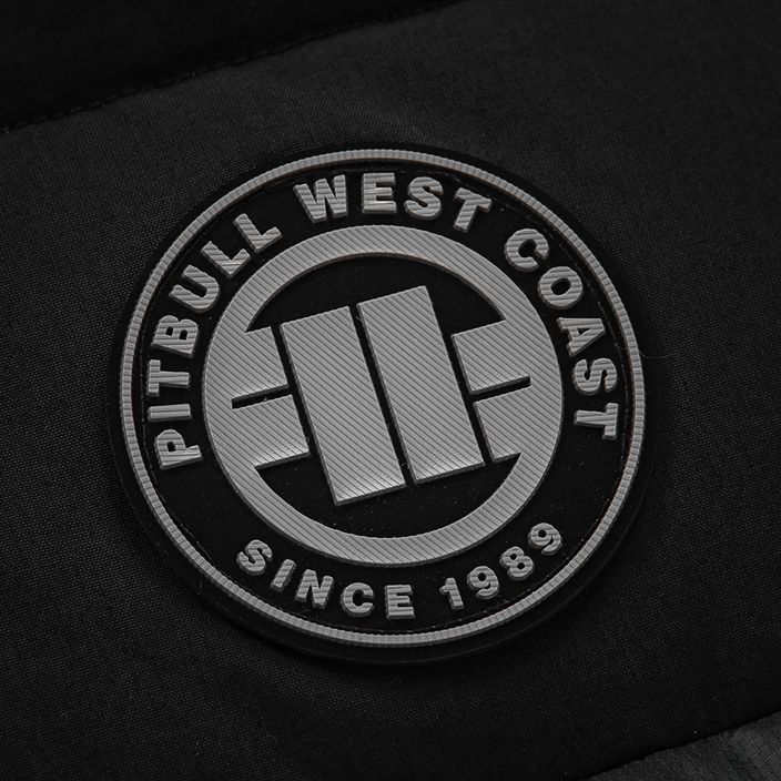 Jachetă de iarnă pentru bărbați Pitbull West Coast Greyfox Hooded Quilted black 5