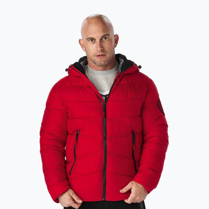 Jachetă pentru bărbați în jos Pitbull West Coast Mobley red