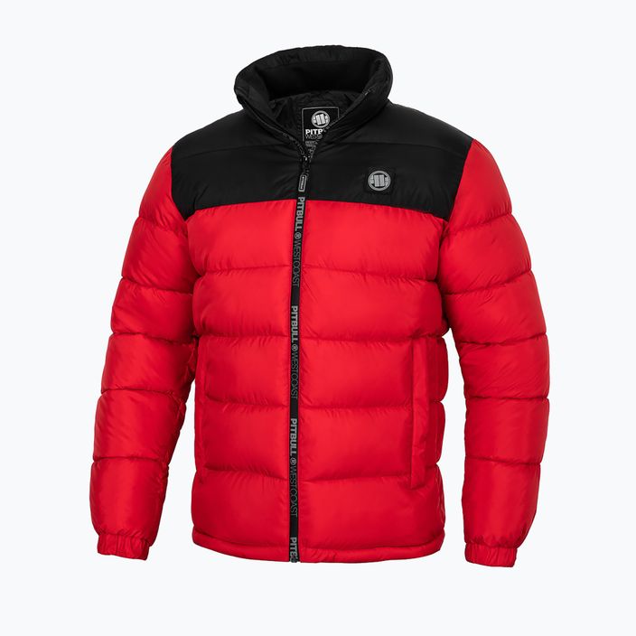 Jachetă de iarnă pentru bărbați Pitbull West Coast Boxford Quilted black/red 2