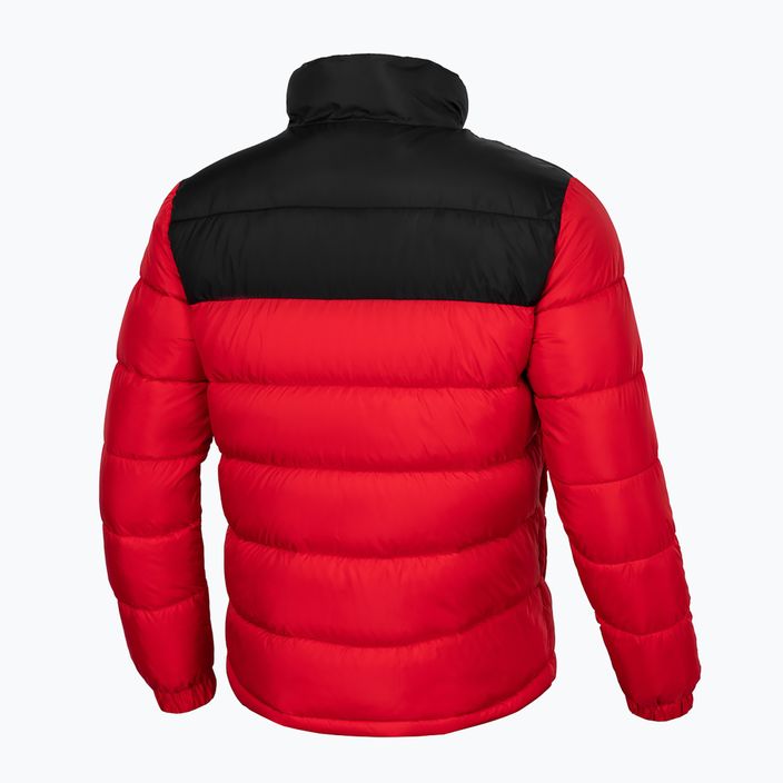 Jachetă de iarnă pentru bărbați Pitbull West Coast Boxford Quilted black/red 3