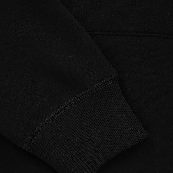 Tricou cu glugă cu glugă negru pentru bărbați Pitbull West Coast Small Logo Hooded 7