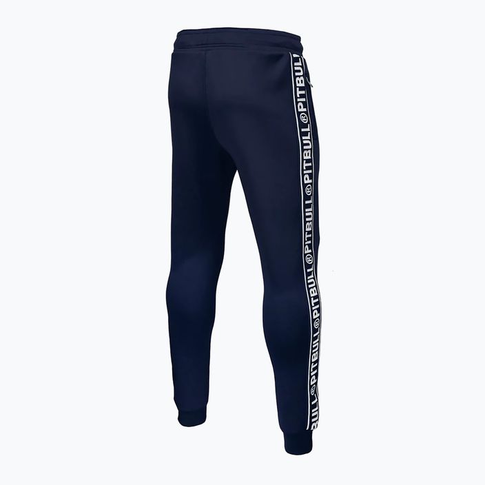Pantaloni pentru bărbați Pitbull West Coast Trackpants Tape Logo Terry Group dark navy 3