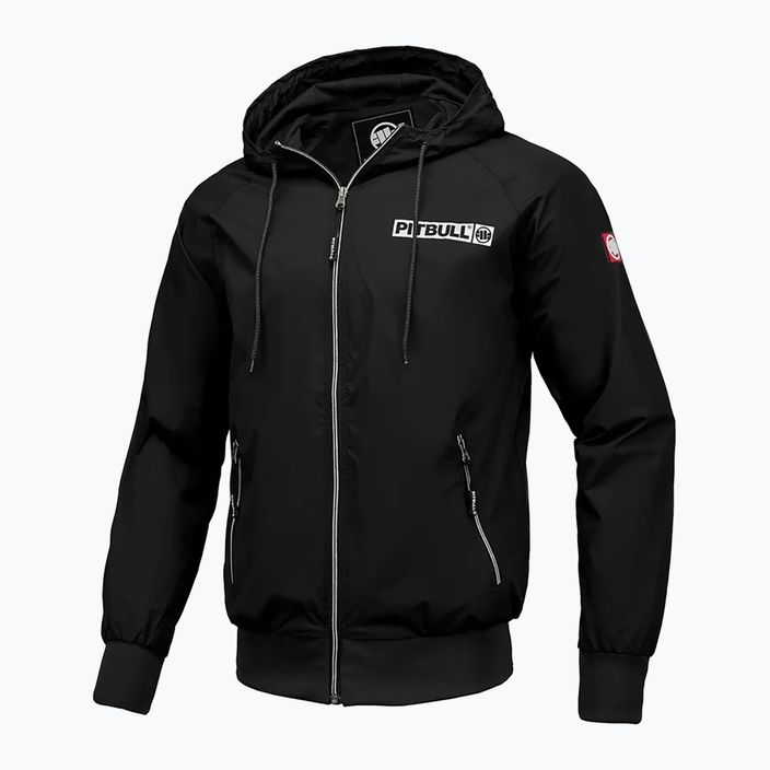 Jachetă pentru bărbați Pitbull West Coast Athletic Logo Hooded Nylon black 4
