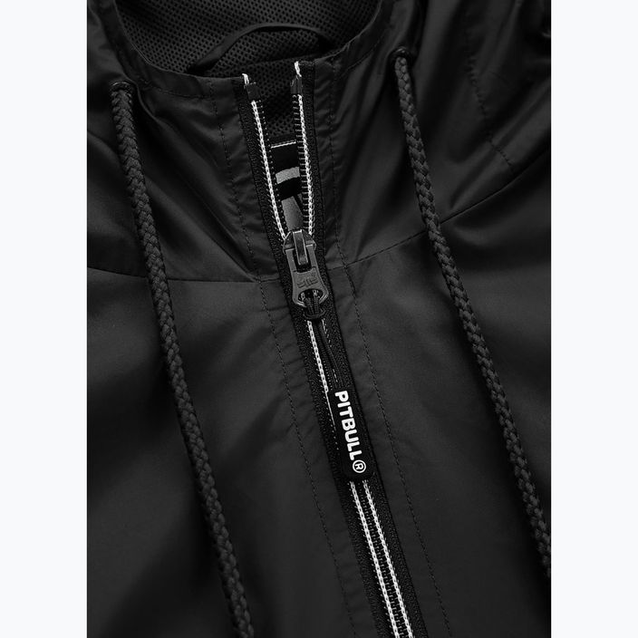 Jachetă pentru bărbați Pitbull West Coast Athletic Logo Hooded Nylon black 6