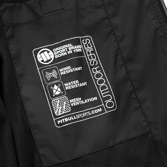 Jachetă pentru bărbați Pitbull West Coast Athletic Logo Hooded Nylon black 13