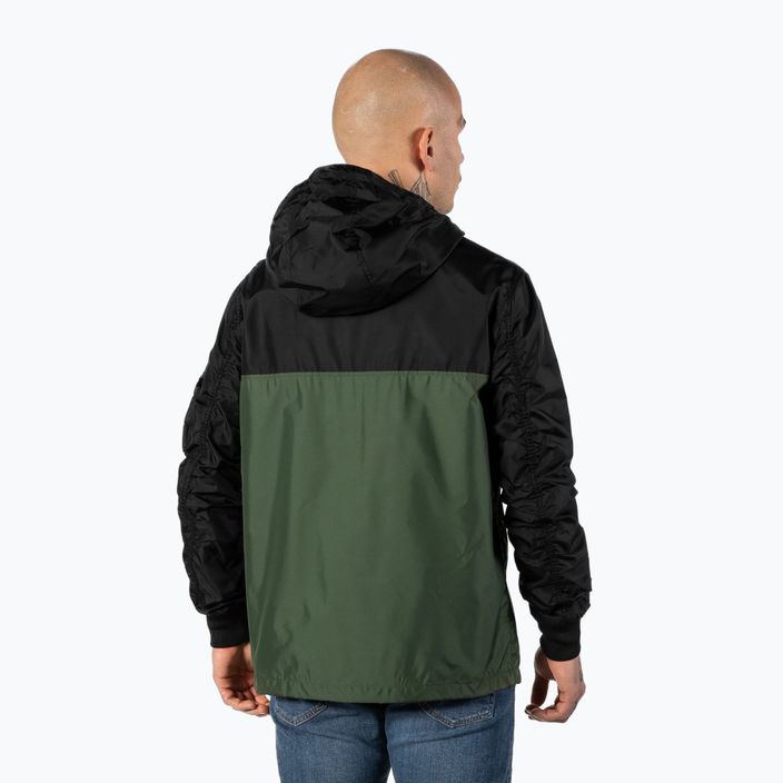 Pitbull West Coast jachetă pentru bărbați Loring Two-Color Kangaroo negru/olive 3
