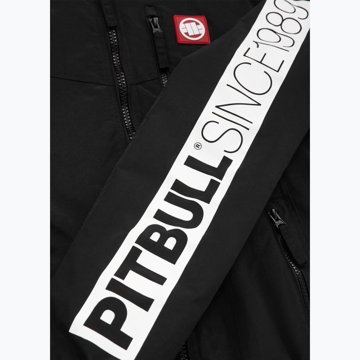 Pitbull West Coast jachetă pentru bărbați Cabrillo Summer cu glugă negru 13