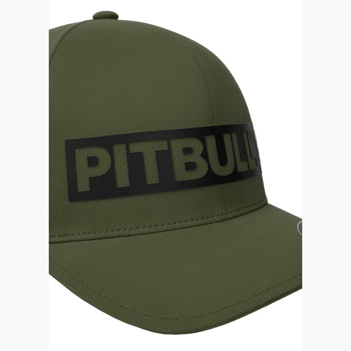 Șapcă pentru bărbați Pitbull West Coast Full Cap ,,Hilltop" Stretch Fitted olive 3
