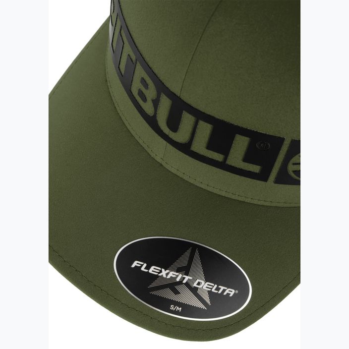 Șapcă pentru bărbați Pitbull West Coast Full Cap ,,Hilltop" Stretch Fitted olive 4