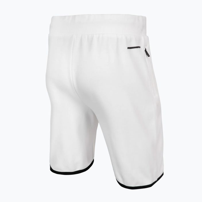 Pantaloni scurți pentru bărbați Pitbull West Coast Saturn off white 4