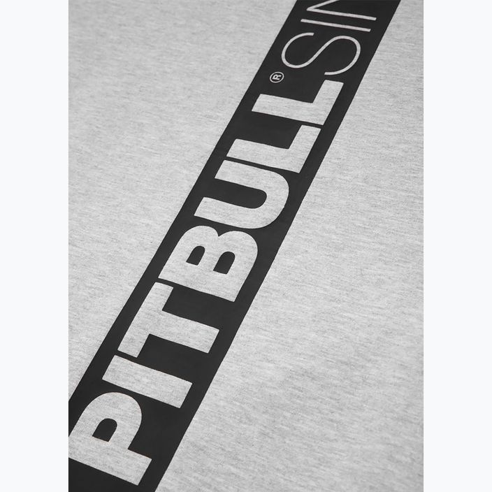 Tricou cu glugă Pitbull Stafford pentru bărbați gri/melange 11