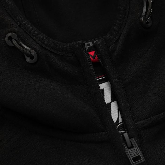 Hanorac pentru bărbați Pitbull West Coast Hermes Hooded Zip black 6