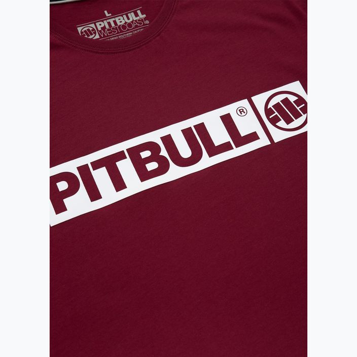 Tricou pentru bărbați Pitbull West Coast Hilltop burgundy 3