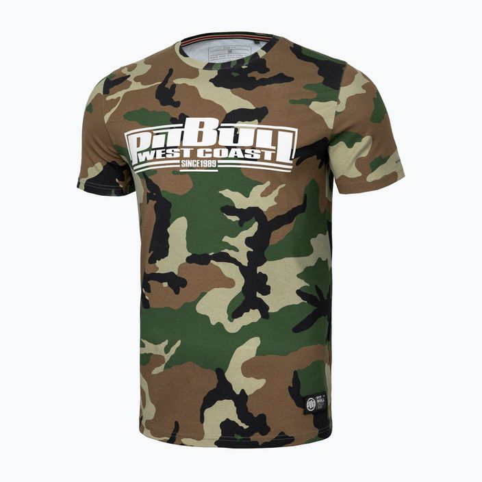 Tricou pentru bărbați Pitbull West Coast Classic Boxing woodland camo 4