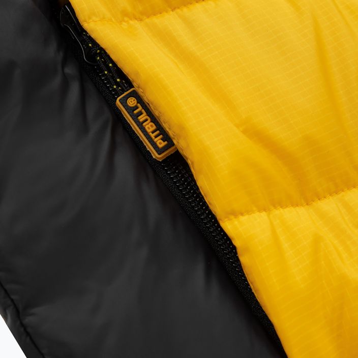 Pitbull West Coast jachetă de iarnă pentru bărbați Evergold cu glugă căptușită galben/negru 13