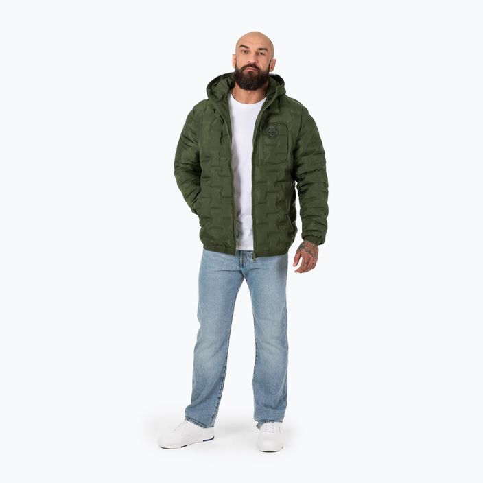 Jachetă de puf Pitbull West Coast pentru bărbați Firestone olive 2