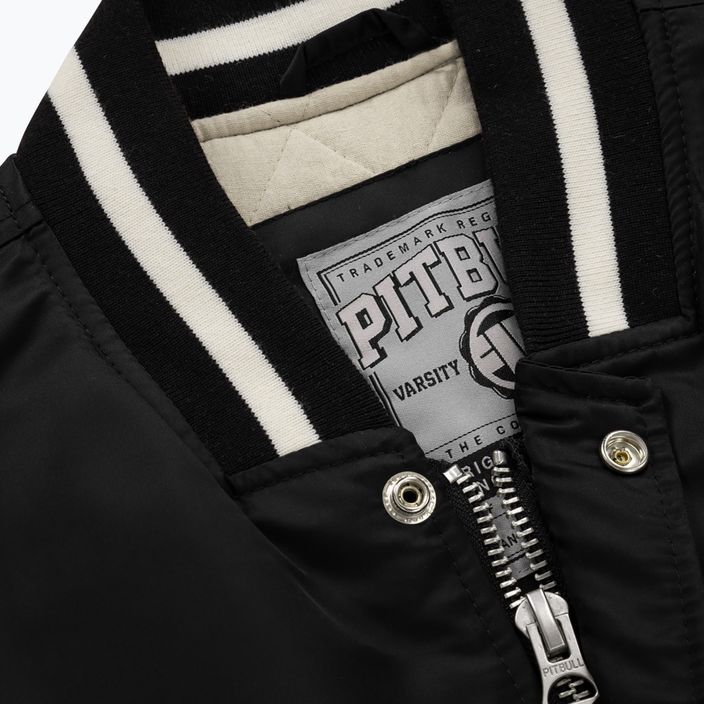 Jachetă de iarnă Pitbull Seabridge Varsity pentru bărbați negru 4
