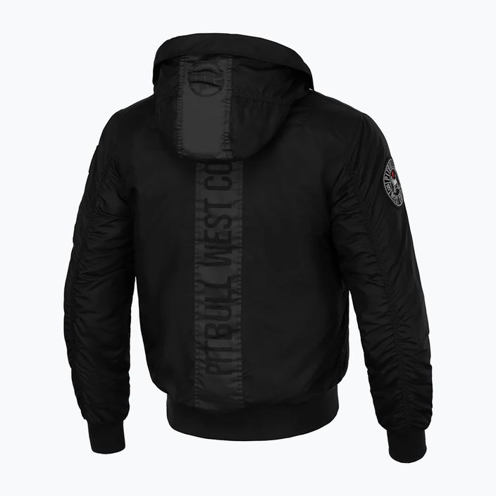 Geacă de iarnă pentru bărbați Pitbull Beejay 2 Hooded Bomber black 5