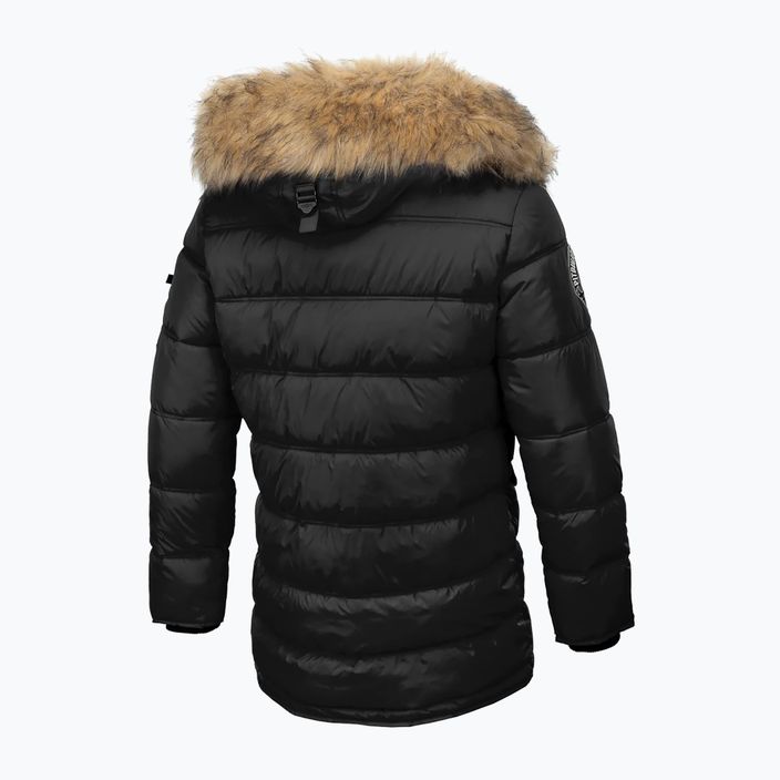 Jachetă de iarnă pentru bărbați Pitbull West Coast Parka Kingston negru 5