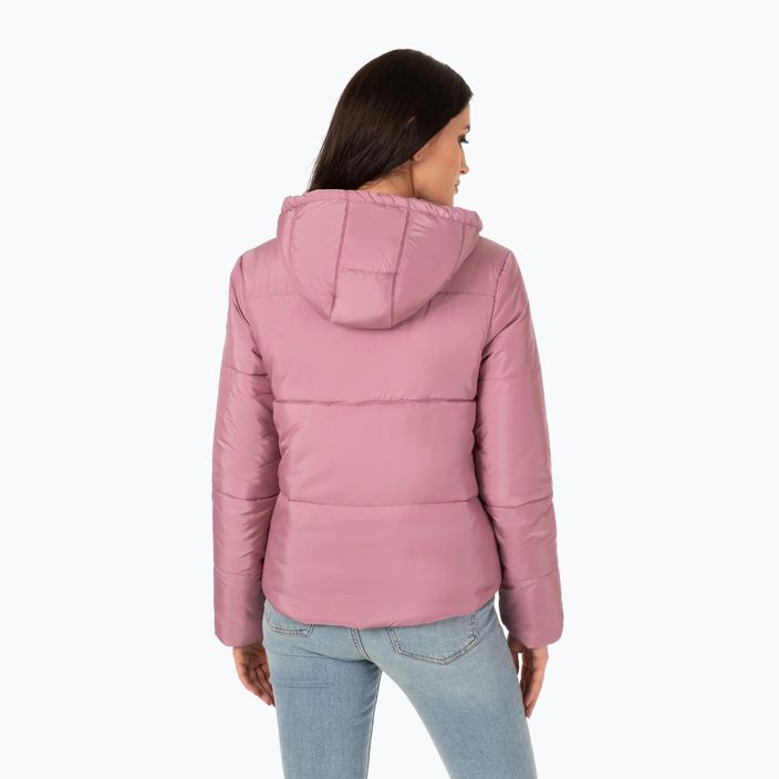 Pitbull West Coast jachetă de iarnă pentru femei Jenell matlasată cu glugă roz 2