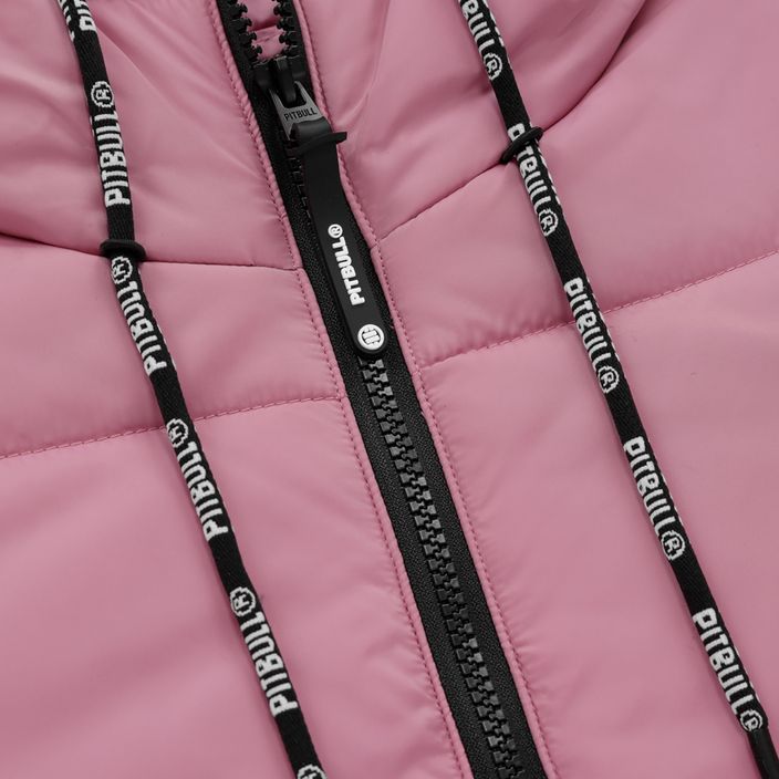 Pitbull West Coast jachetă de iarnă pentru femei Jenell matlasată cu glugă roz 5