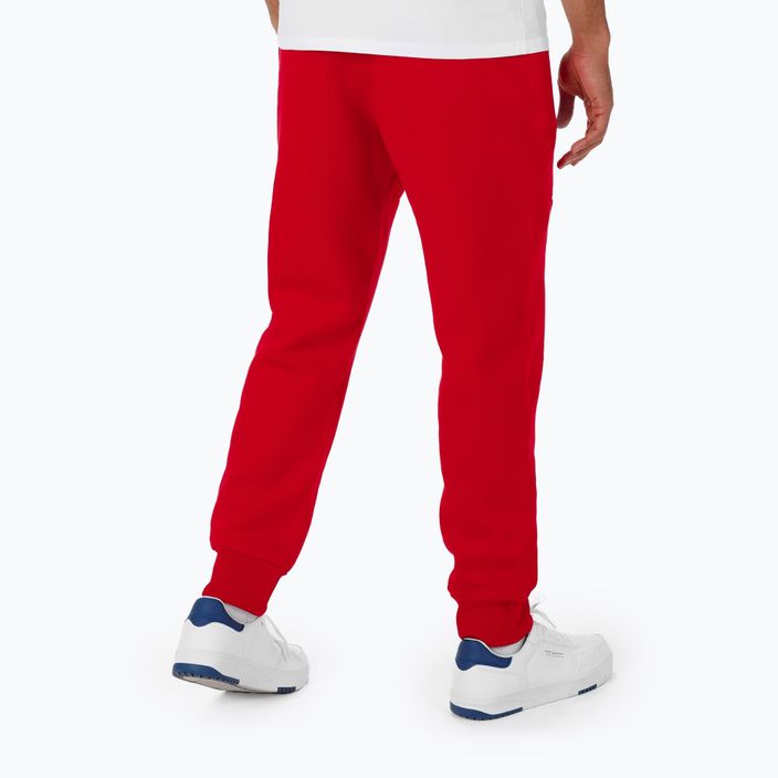 Pitbull West Coast pantaloni de jogging pentru bărbați New Hilltop roșu 2