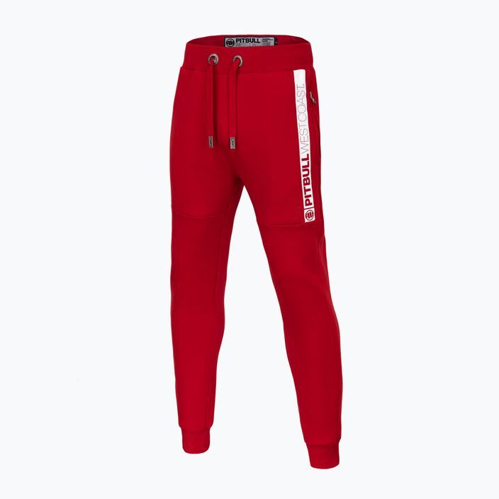 Pitbull West Coast pantaloni de jogging pentru bărbați New Hilltop roșu 3
