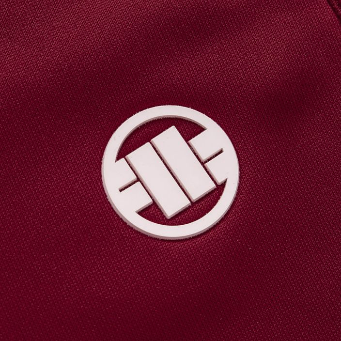 Pantaloni de trening Pitbull West Coast pentru bărbați Bandă Logo Terry Group burgundy 7