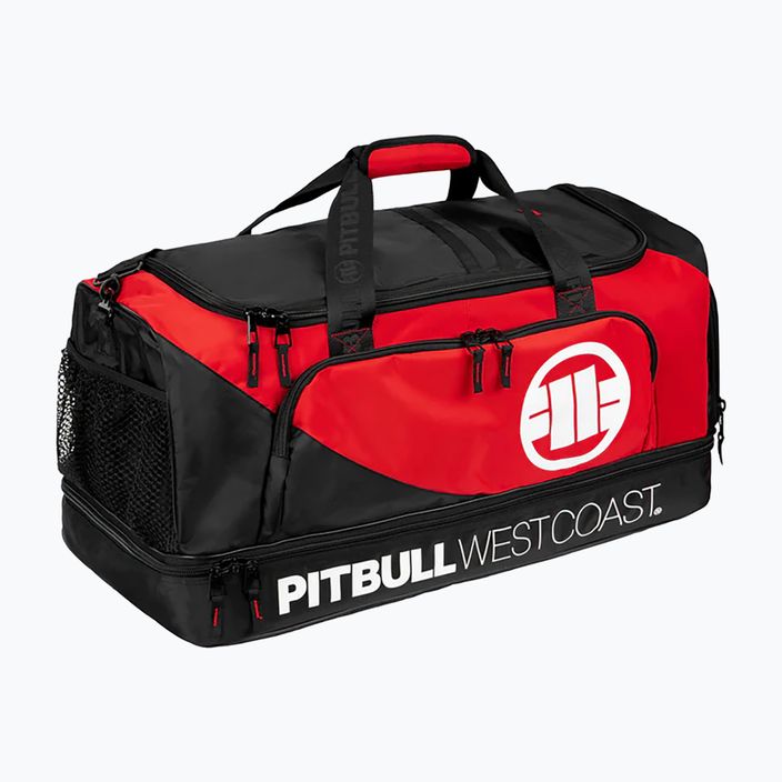 Geantă de antrenament Pitbull West Coast Logo 2 Tnt 100 l black/red
