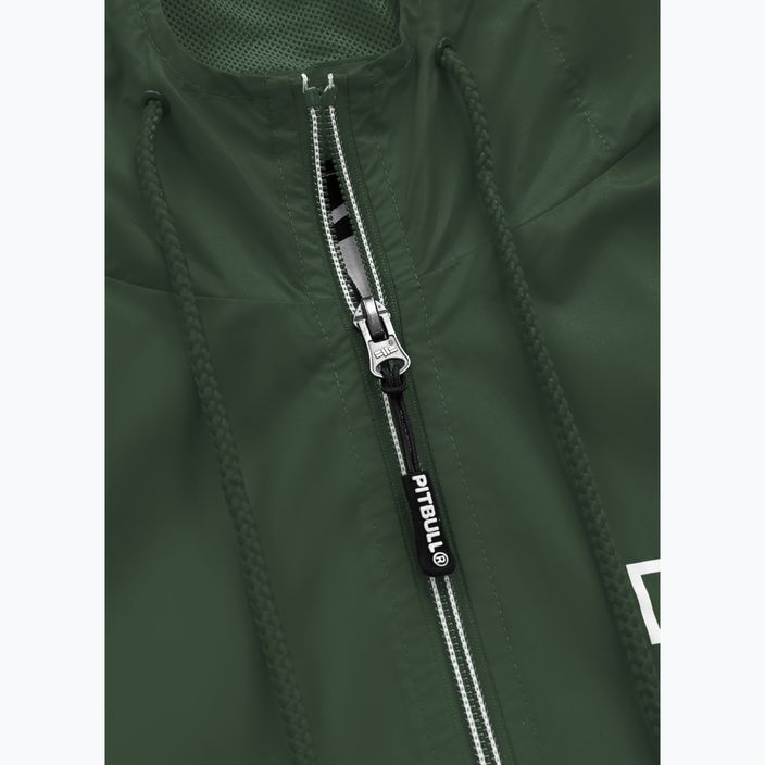 Jachetă pentru bărbați Pitbull West Coast Athletic Hilltop Hooded Nylon dark green 3