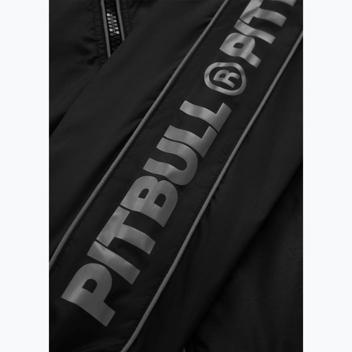 Jachetă pentru bărbați Pitbull West Coast Whitewood Hooded Nylon black 10