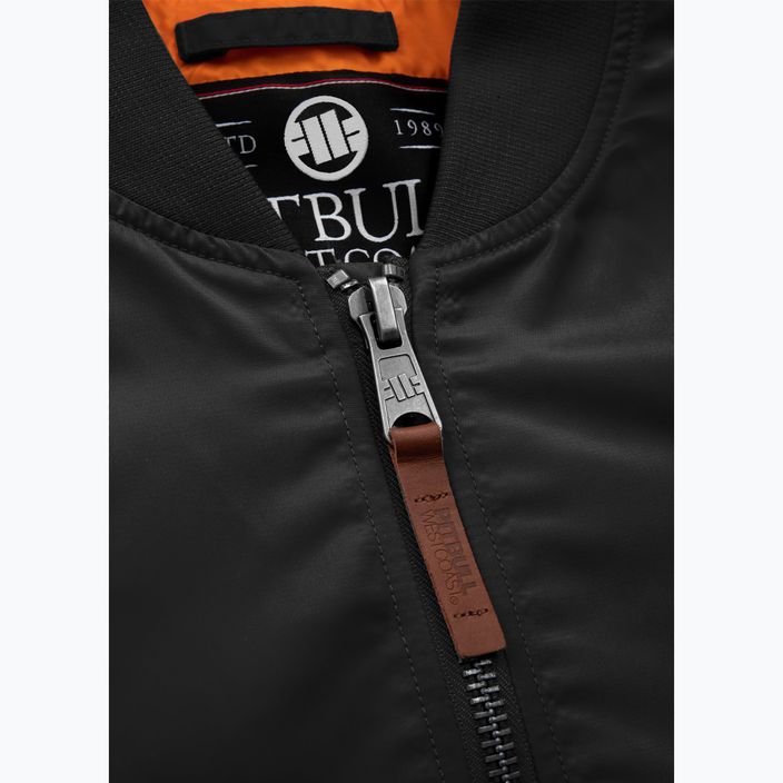 Jachetă pentru bărbați Pitbull West Coast Ma 1 Logo Flight 2 black 4