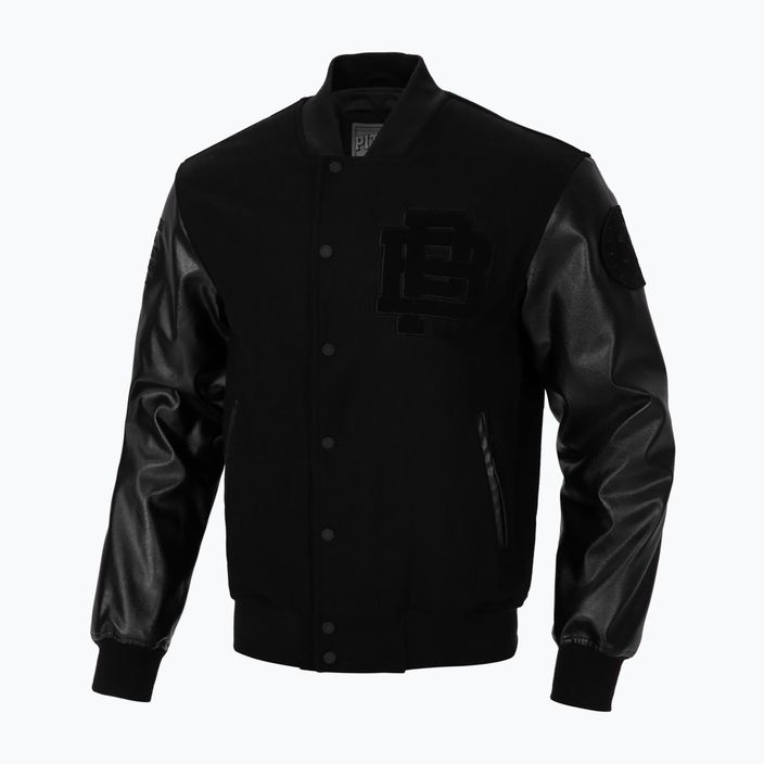 Pitbull West Coast pentru bărbați Fisher Pu Bomber jachetă negru 3