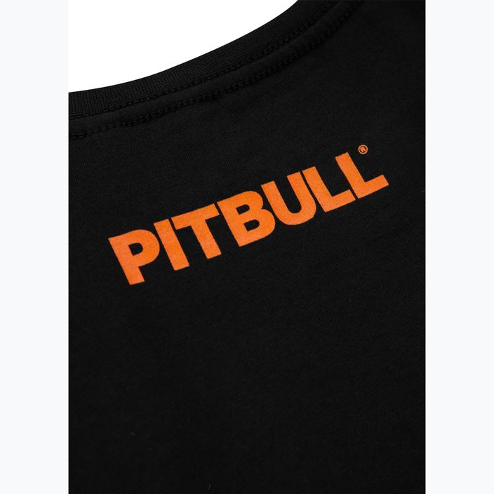 Pitbull West Coast West Coast Orange Dog 24 negru tricou pentru bărbați 5