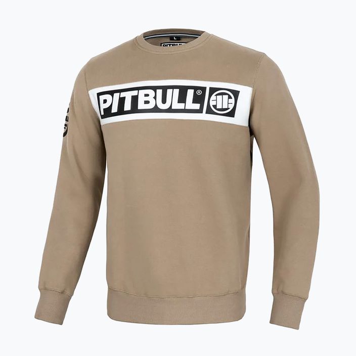 Bluză pentru bărbați Pitbull Sherwood Crewneck pale sand 5