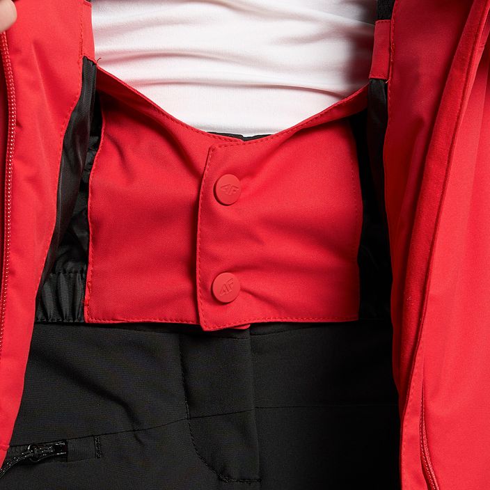 Jachetă de schi pentru femei 4F roșu H4Z21-KUDN003 11
