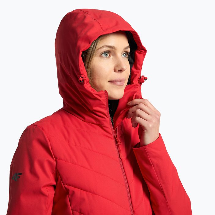 Jachetă de schi pentru femei 4F roșu H4Z21-KUDN003 5