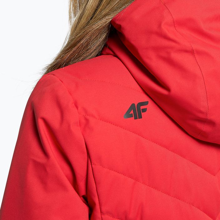 Jachetă de schi pentru femei 4F roșu H4Z21-KUDN003 9