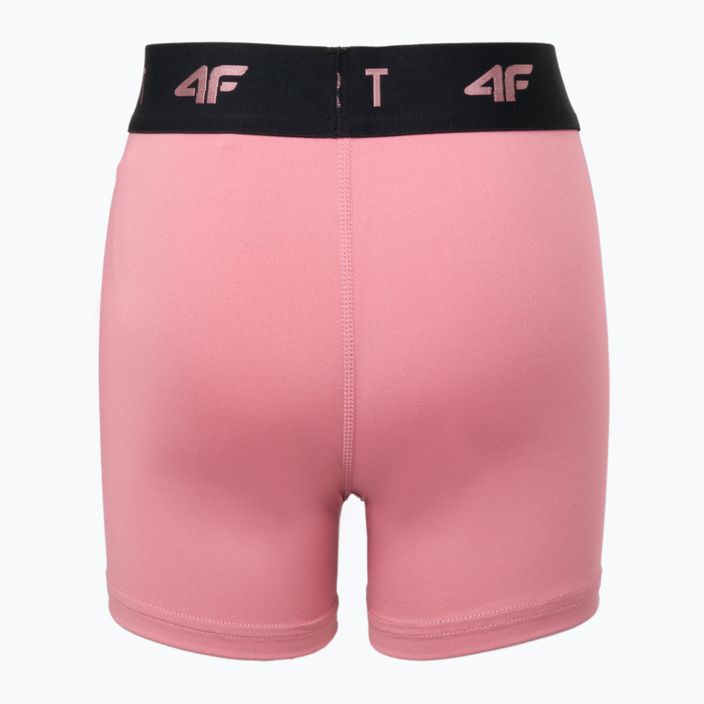 Pantaloni scurți de antrenament pentru copii 4F HJZ22-JSPDF001 roz 2