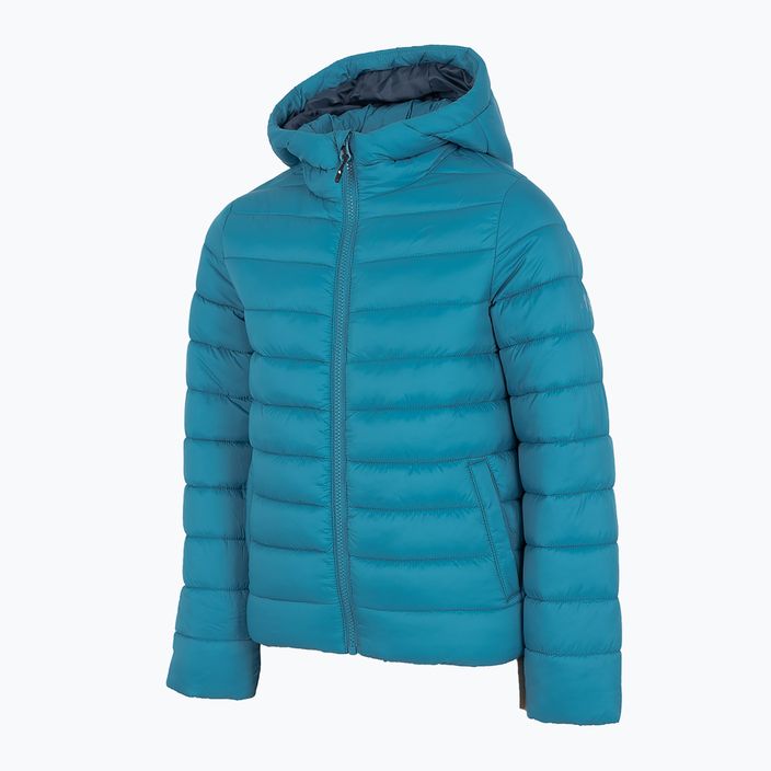 Jachetă de puf pentru copii 4F albastru HJZ22-JKUMP001 3