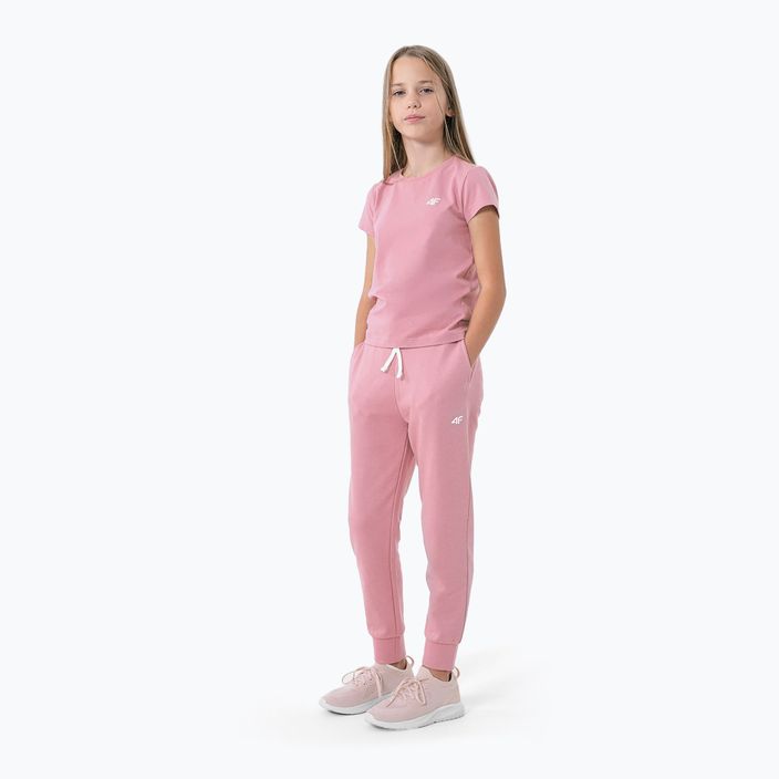Tricou 4F pentru copii HJZ22-JTSD001 roz