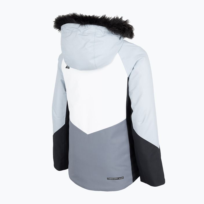 Jachetă de schi pentru copii 4F albastru HJZ22-JKUDN003 4