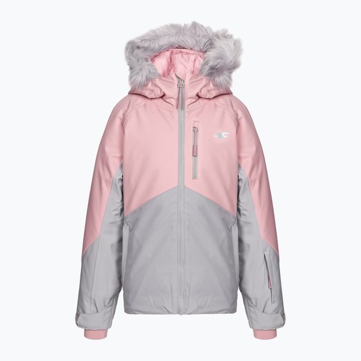 Jachetă de schi pentru copii 4F roz HJZ22-JKUDN003 3