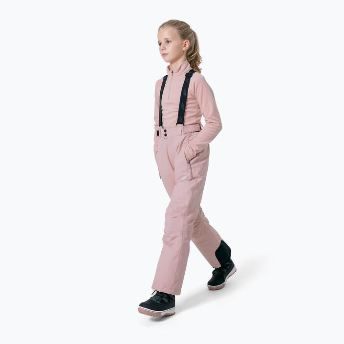 Pantaloni de schi pentru copii 4F JSPDN001 roz HJZ22-JSPDN001