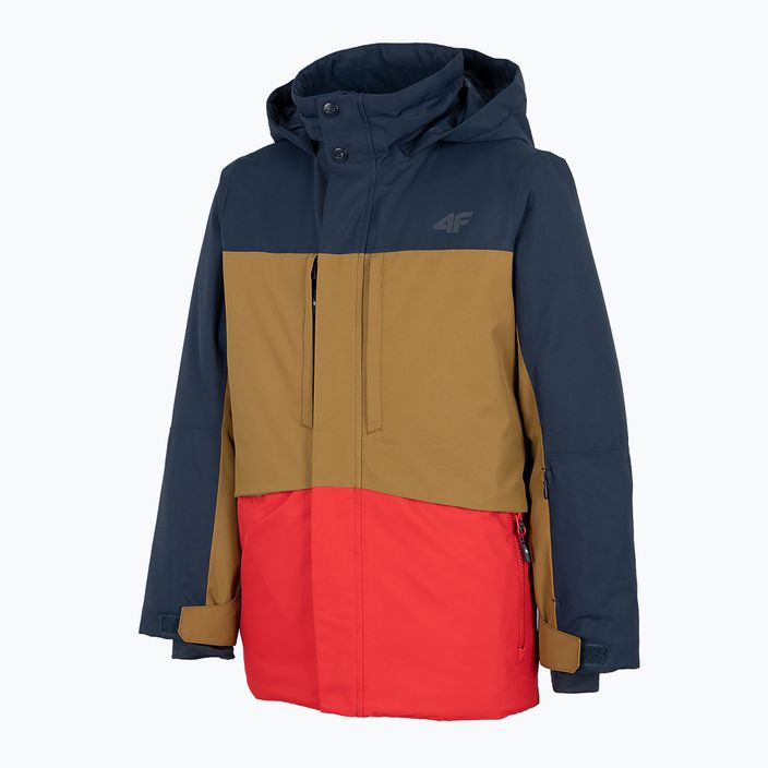 Jachetă de schi colorată 4F pentru copii HJZ22-JKUMN004 3