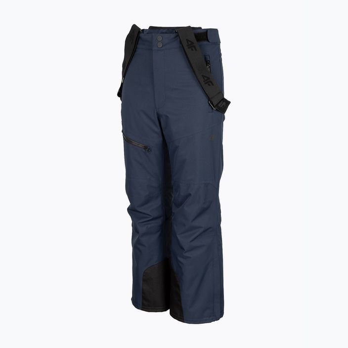 Pantaloni de schi pentru copii 4F albastru marin HJZ22-JSPMN002 7